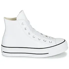 Converse Chuck Taylor All Star Platform Leather High Top white/black/white 42