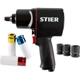 Stier Schlagschrauber-Satz 17-BBS, mit 1/2" Antrieb, 8-teilig