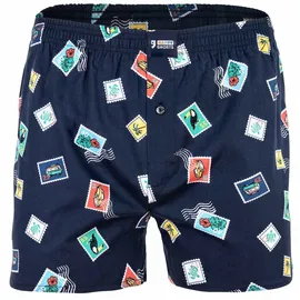 Happy Shorts Webboxershorts mehrfarbig L 2er Pack