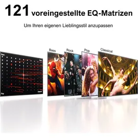 ultimea 7.1 Dolby Atmos Soundbar für TV, Heimkino Sound System Poseidon D80 - Schwarz