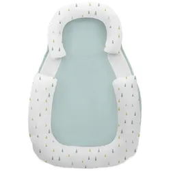 Kikkaboo Baby Lagerungskissen 60 x 40 cm Memory Foam, Baumwolle, rutschfest grün