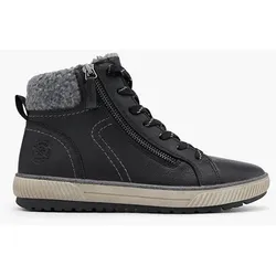 Komfort Schnürboots - Damen - schwarz
