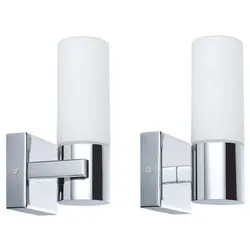 Wandleuchte Gemini in Chromfarben max. 40 Watt Wandlampe
