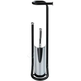 Wenko WC-Garnitur Universalo Schwarz