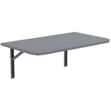 AKKE Klapptisch, Wandklapptisch mit abgerundete Ecken für Küche Kinderzimmer klappbar 60 cm x 60 cm