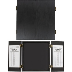 BULL'S NL Classic Cabinet Black, Schwarz ohne Dartboard