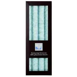 Kerzenfarm Hahn - Stearin Stabkerze Set - eisblau Kerzen (9.99 € / )