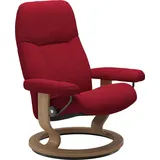 Stressless Stressless® Relaxsessel »Consul«, mit Classic Base, Größe S, Gestell Eiche, rot