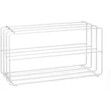 MID.YOU Schuhregal Weiß, 73x40x28.5 cm, erweiterbar, Garderobe, Schuhaufbewahrung, Schuhregale