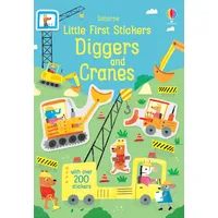 Usborne Verlag Little First Stickers Diggers and Cranes