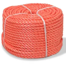 vidaXL Polypropylenseil 8 mm 500 m Orange