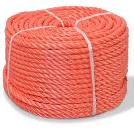 vidaXL Polypropylenseil 8 mm 500 m Orange