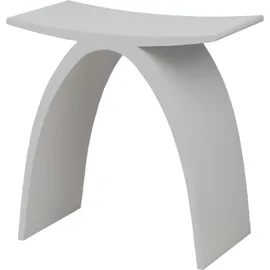 Bernstein Badhocker PB4001 Duschhocker Mineralguss weiß matt 43 x 43 x 23,5 cm