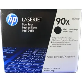 HP 90X schwarz 2er Pack (CE390XD)