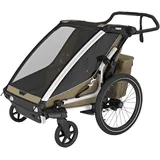 Thule Chariot Cross 2 double Fahrradanhänger faded khaki