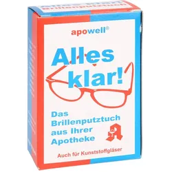 Brillenputztuch ALLES KLAR