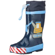 Playshoes Gummistiefel Baustelle Blau 22/23