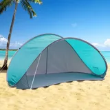 vidaXL HI Pop-Up-Strandzelt Blau