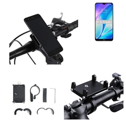 K-S-Trade für Xiaomi Redmi 8A Dual Smartphone-Halterung, (Handyhalterung das Fahrrad Halter Lenkstange Fahrradhalterung) schwarz