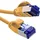 InLine Patchkabel Slim, Cat.6A, S/FTP, TPE (LSZH) flexibel, PoE, gelb, 5m