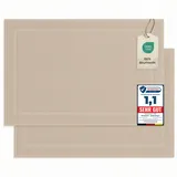 Komfortec Badteppich Beige 50 x 80 cm