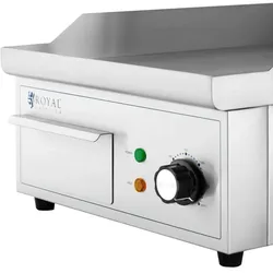 Royal Catering Elektro Grillplatte - 360 x 380 mm - Ribber + Flat - 2.000 W