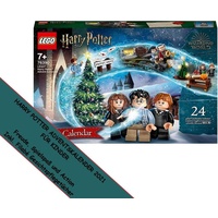 LEGO 76390 Harry Potter Adventskalender 2023, Weihnachtskalender, Kinder ab 7 Jahren mit 6 Minifiguren und Spielbrett