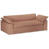 HKliving - Nomad Sofa, 3-Sitzer, Leinen / dusty rose
