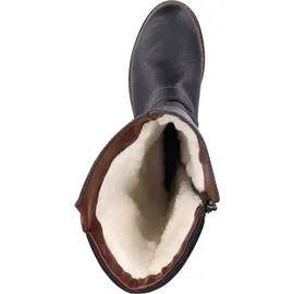 Rieker Langschaftstiefel Warmfutter für Damen, schwarz, Größe 43 EU