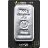 1 Kilogramm Silberbarren Heimerle + Meule