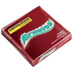 Airwaves CHERRY MENTHOL Kaugummis 3 Pack á 10 St.