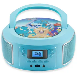 Cyberlux CL-940 Kinder CD-Player Tragbar CD/MP3/USB Radio Grün)