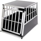 zoomundo Hundetransportbox / Kofferraumbox aus Aluminium - 1-Türig Premium