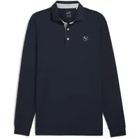 Puma Cloudspun LS Midweight Polo, Blau, (L)