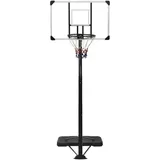 vidaXL Basketballständer Transparent 256-361 cm Polycarbonat