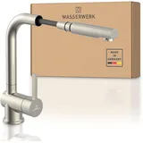 wasserwerk »WK 4, Wasserhahn, Küche, Einhebelmischer«, silberfarben