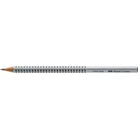 Faber-Castell Bleistift Grip 2001 B silber