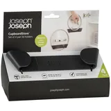 Joseph Joseph CupboardStore 4-er Set Topfdeckelhalter grau