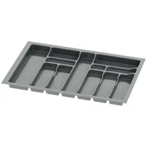 Sossai Besteckeinsatz Divio 73 x 49 cm 12 Fächer anthrazit