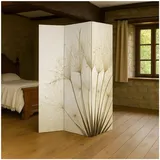 Hti-Living Paravent mit Naturmotiv Pusteblume