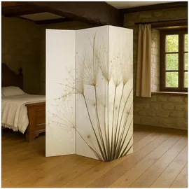 Hti-Living Paravent mit Naturmotiv Pusteblume