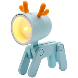 RealPower LED-Tier Taschenlampe Blaues Rentier