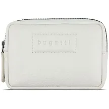 Bugatti Elsa Schlüsseletui Damen Leder Portemonnaie weiß