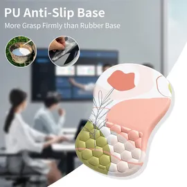 luxuskollektion Ergonomisches Mousepad mit Handauflage und Memory-Schaum