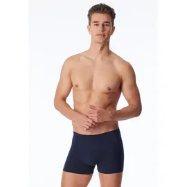 SCHIESSER Boxershorts unifarben Dunkelblau XL 3er Pack