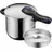One Pot 6,5 l mit Einsatz, Flammschutz, Edelstahl, silber