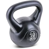 trenas - Kettlebell mit Griff aus Kunststoff, Kettle Bell 10 kg, Kugelgewicht, Kugelhantel für Training, Fitness & Ganzkörper-Workouts