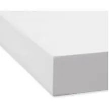 Traumschlaf Spannbettlaken Feinbiber 120 x 200 cm weiss