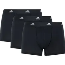 Adidas Pants lang, 3er-Pack, Logo-Bund, für Herren, 000 Black, M