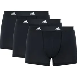 Adidas Pants lang, 3er-Pack, Logo-Bund, für Herren, 000 Black, M